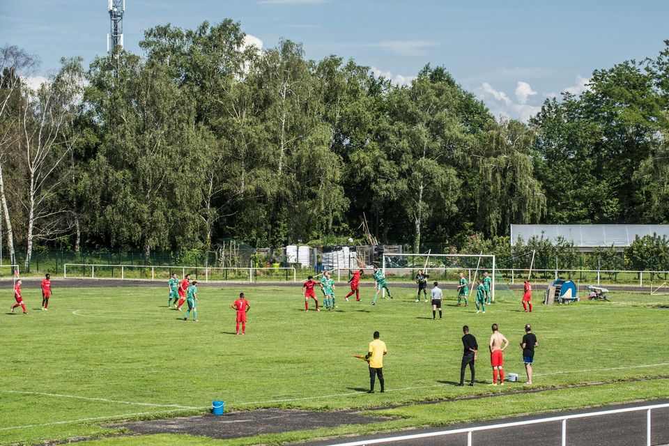 Match entre Benfeld et Hipsheim, en Alsace, juin 2018. Photo Pascal Bastien pour « Libération ».